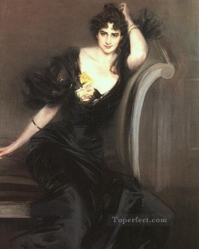  lady Oil Painting - Lady Colin Campbell genre Giovanni Boldini